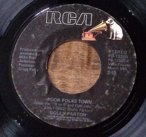 DOLLY PARTON BUT YOU KNOW I LOVE YOU/POOR FOLKS TOWN RCA RECORDS VINYL 45 53-132 - Picture 1 of 3