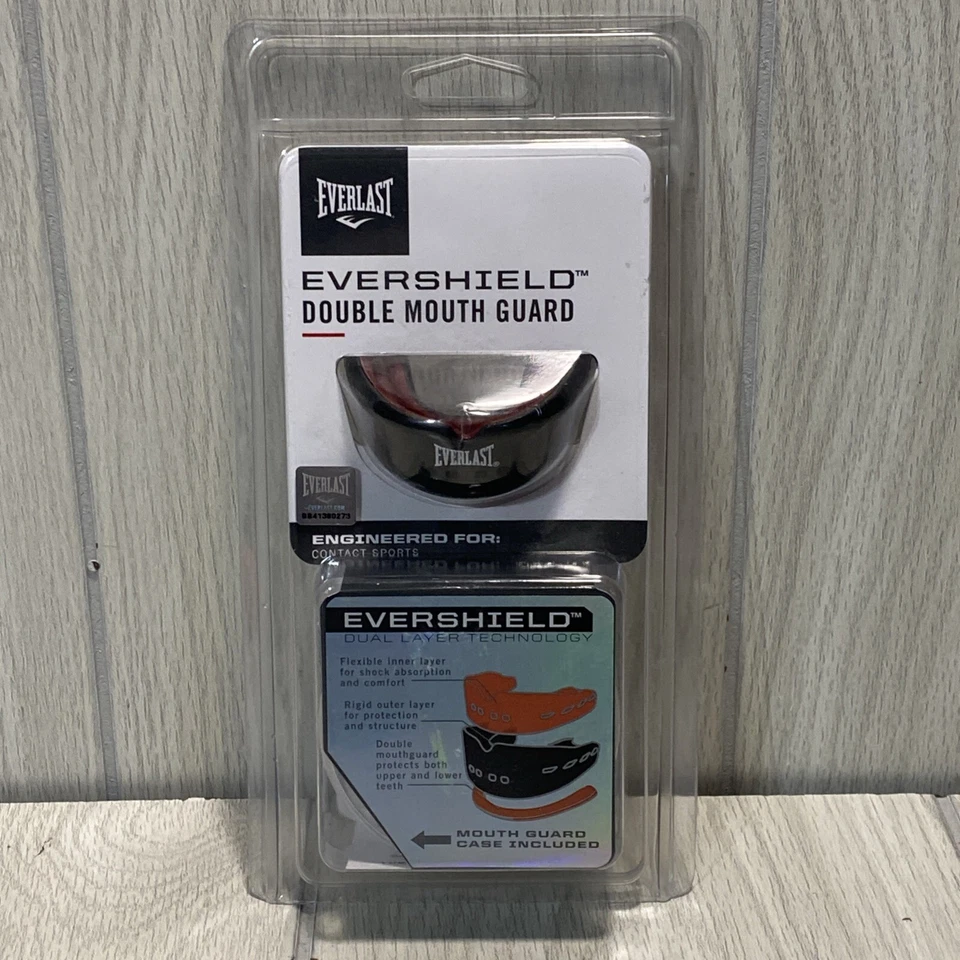 Protector bucal doble Everlast Evershield rojo sellado Foto 1 de 3