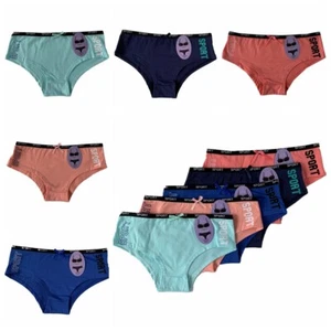 LOT NICE 5 Women Bikini Panties Brief Floral Lace Cotton Underwear Size M L XL#8 - Picture 1 of 6