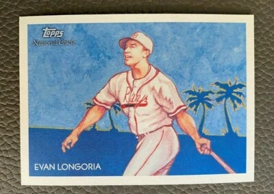 2010 Topps National Chicle Evan Longoria #33 Tampa Bay Rays - Image 1 of 2