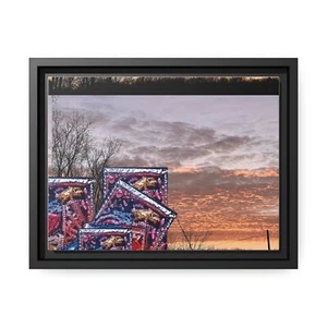 Matte Leinwand, schwarzer Rahmen - Bild 1 von 4