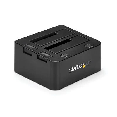 StarTech SDOCK2U33 Dual Bay USB 3.0 to 2.5" 3.5" SATA Hard Drive Docking Station - Image 1 of 4