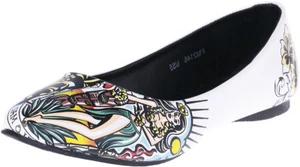 TUK Hawaii Tiki HULA GIRL Flat Ballerinas Schuhe Rockabilly - Bild 1 von 6