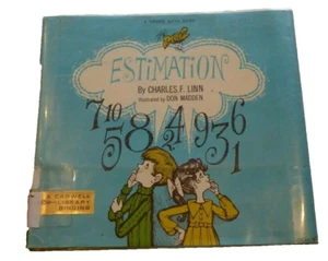 Estimation Young Math Book by Charles F. Linn 1970 Vintage Library Edition - Picture 1 of 9
