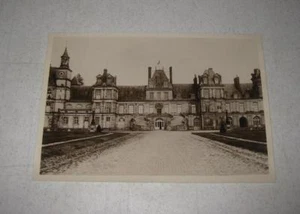 ANTIQUE OFFICIAL PALACE FONTAINBLEAU PARIS SEPIA PHOTO - Picture 1 of 1