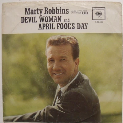 Marty Robbins - Devil Woman - 1962 NM Country 45 & Picture Sleeve - Image 1 of 4