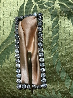 Ancienne Boucle De Ceinture 19e Strass - Photo 1/2