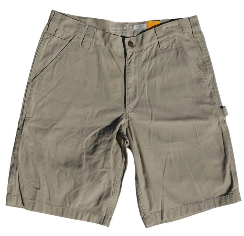 Carhartt Rugged Flex Relaxed Fit Canvas Utility Work Short Sz 32 11" Inseam