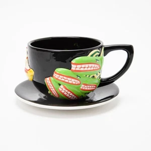 1999 The Beatles Yellow Submarine Blue Meanie Latte Tasse mit Box - Bild 1 von 7