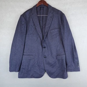 Brooks Brothers Sport Jacket Milano Fit Blue Houndstooth Size 48R - Picture 1 of 10