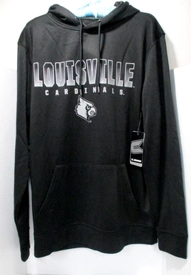 Sudadera con Capucha Colosseum Louisville Cardinals Para Hombre Pullover Mediano Blackout Sudadera Foto 1 de 4