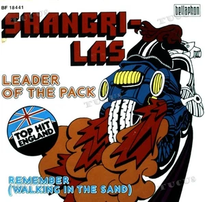 Shangri-Las - Leader Of The Pack / Remember (Walkin' In The Sand) 7in 1971 .* - Picture 1 of 1