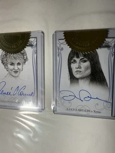 Xena Art And Images Rittenhouse Autograph Cards! Xena And Gabrielle - Picture 1 of 5
