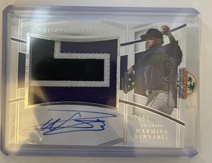 2023 Panini National Treasures Warming Bernabel Patch Auto 62/99 - Picture 1 of 2