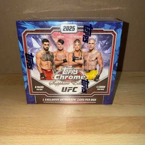 BRAND NEW SEALED 2025 Topps Chrome UFC - Sapphire Edition - Hobby Box - In Hand✅ - Bild 1 von 3