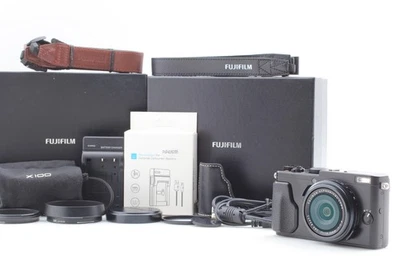 [Near MINT] BOXED Fujifilm FinePix X100 Silver 12.3 MP Digital Camera From JAPAN - Image 1 of 4
