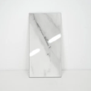 3”×6” Swatch Peel and Stick Backsplash,Self Adhesive Faux Stone White Subway ... - Picture 1 of 9