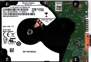 WD20SMZW-11JW8S1 S/N : WXU1A WESTERN DIGITAL 2 To MALAISIE AOÛT 2018 - Photo 1/1