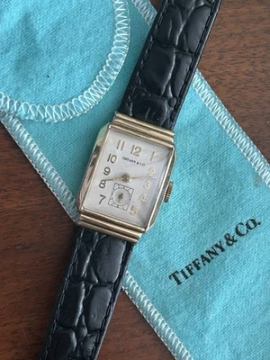 Antique 1930s Tiffany & Co. Watch 14k Gold 17 Jewel Watch Fully Serviced - Image 1 of 4