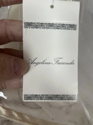 Moonlight Bridal A-Line Silk Blend Wedding Dress Sz 12 - Image 1 of 4