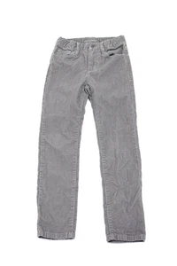 Jacadi Boys Cotton Corduroy Zippered Stretch Casual Ankle Pants Gray Size 8 - Picture 1 of 6