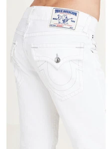 True Religion Herren Skinny Fit Denim Jeans in Größe 44 Optic White - Bild 1 von 5