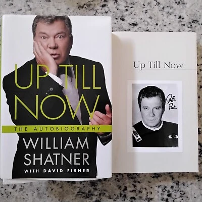 William Shatner SIGNED Photo Autobio Movie TV Actor Star Trek Boston Legal HC/DJ Foto 1 de 4