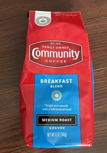 Community Coffee Breakfast Blend tostado medio molido bolsa de 12 oz - Imagen 1 de 3