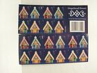 US Postage Stamp Scott #4817 -4820 Gingerbread houses. Sheet of 20. Mint Unused.