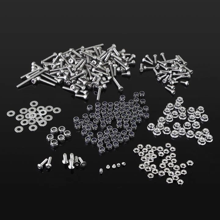 Gmade Stainless steel hex bolts & nu for GS01 4-link chassis 30036