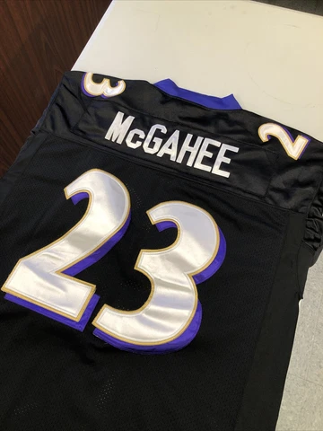 Baltimore Ravens Willis McGahee Authentic Stitched Reebok NFL Jersey Size 50 Cover