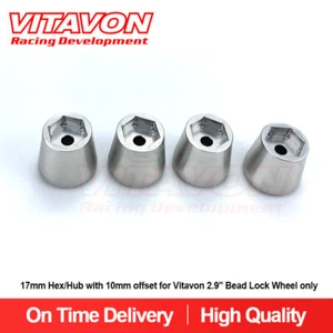 Vitavon 17mm Hex/Hub with 10mm offset for Vitavon 2.9" Bead Lock Wheel only Sil - Picture 1 of 4