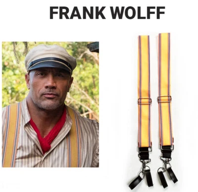 Jungle Cruise Cosplay Frank Wolff Tirantes Amarillos *Exclusivos* Se envía desde EE. UU. Foto 1 de 4