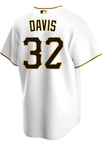 Pittsburgh Pirates Henry Davis #32 Nike Men's White Home Official MLB Jersey Cover