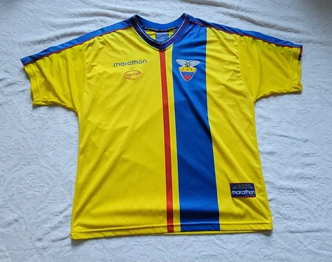 VINTAGE 1998-2001 Ecuador national team shirt camiseta jersey Marathon Adult L Cover