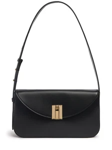 BALLY Schultertasche Ollam Schwarz Leder Neu - Bild 1 von 4