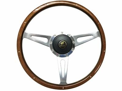 1978-91 Ford Bronco 15" Classic Wood Steering Wheel 9-Bolt Kit - Image 1 of 4