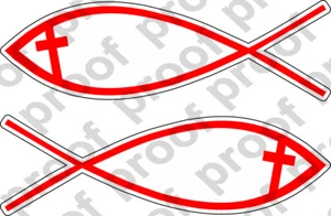 STICKER FISHERMANS LOGO - Picture 1 of 1