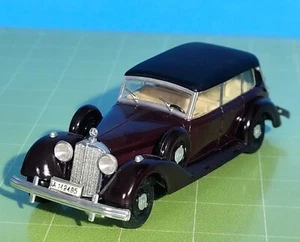 CB9 RIO Mercedes Benz Cabriolet 1937 1:43 Scale Model Car Brown, Italy - Picture 1 of 5