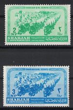 SHARJAH:1964 SC#58,59 MH Girl Scouts  AA447