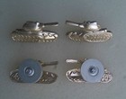 UDSSR Abzeichen Pin Anstecker Emblem 1paar 2 Stück  Panzer Tank CCCP Sowjetunion