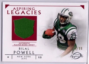 2011 Topps Legends Aspiring Legacies Trikots rot #ALRBP Bilal Powell - 75/99 - Jets - Bild 1 von 1