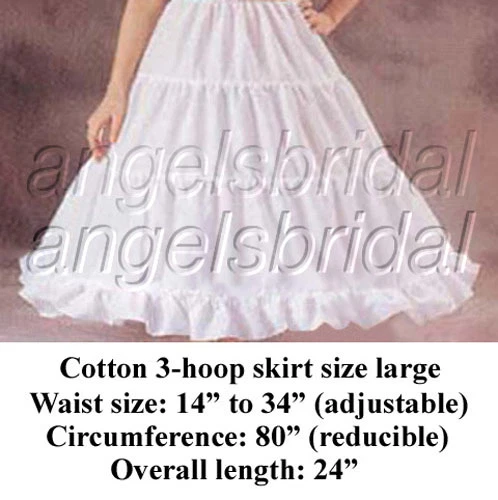 Vestido de desfile de boda niña flor calidad premium enagua falda aro crinolina Foto 1 de 1