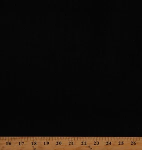 Corduroy Black Fine 21 Wale Corduroy 54" Wide Cotton Fabric by the Yard D252.13 - Picture 1 of 1