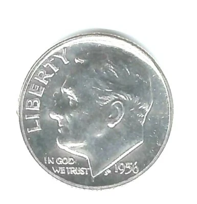 1956 Philadelphia Proof Roosevelt Silver Dime! - Image 1 of 2