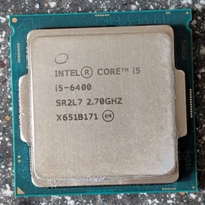INTEL CORE i5 6400 2.20GHZQUAD CORE CPU (SR2L7) - Image 1 of 3