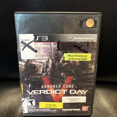 PS4 Sony PlayStation 3 Video Game Armored Core Verdict Day - Image 1 of 3