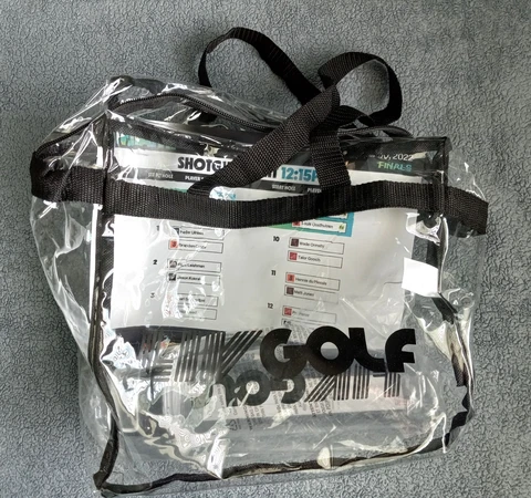 LIV Golf Volunteer Tote Bag, Water Bottle & 3 Daily Draw Sheets Pairings Miami Cover