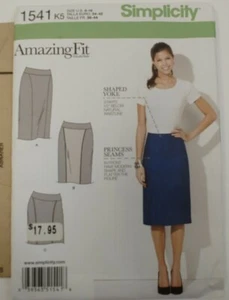 SIMPLICITY 1541 K5 Misses Petite Skirt In 3 Lengths Sizes 8-16 Sew Pattern  - Picture 1 of 9