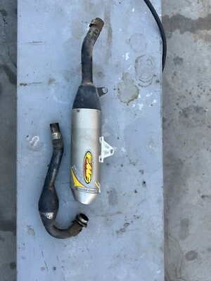 2009 KAWASAKI KLX 250 SF FMF EXHAUST HEAD PIPE SILENCER MUFFLER 09 KLX250SF / S — 第 1/3 张图片